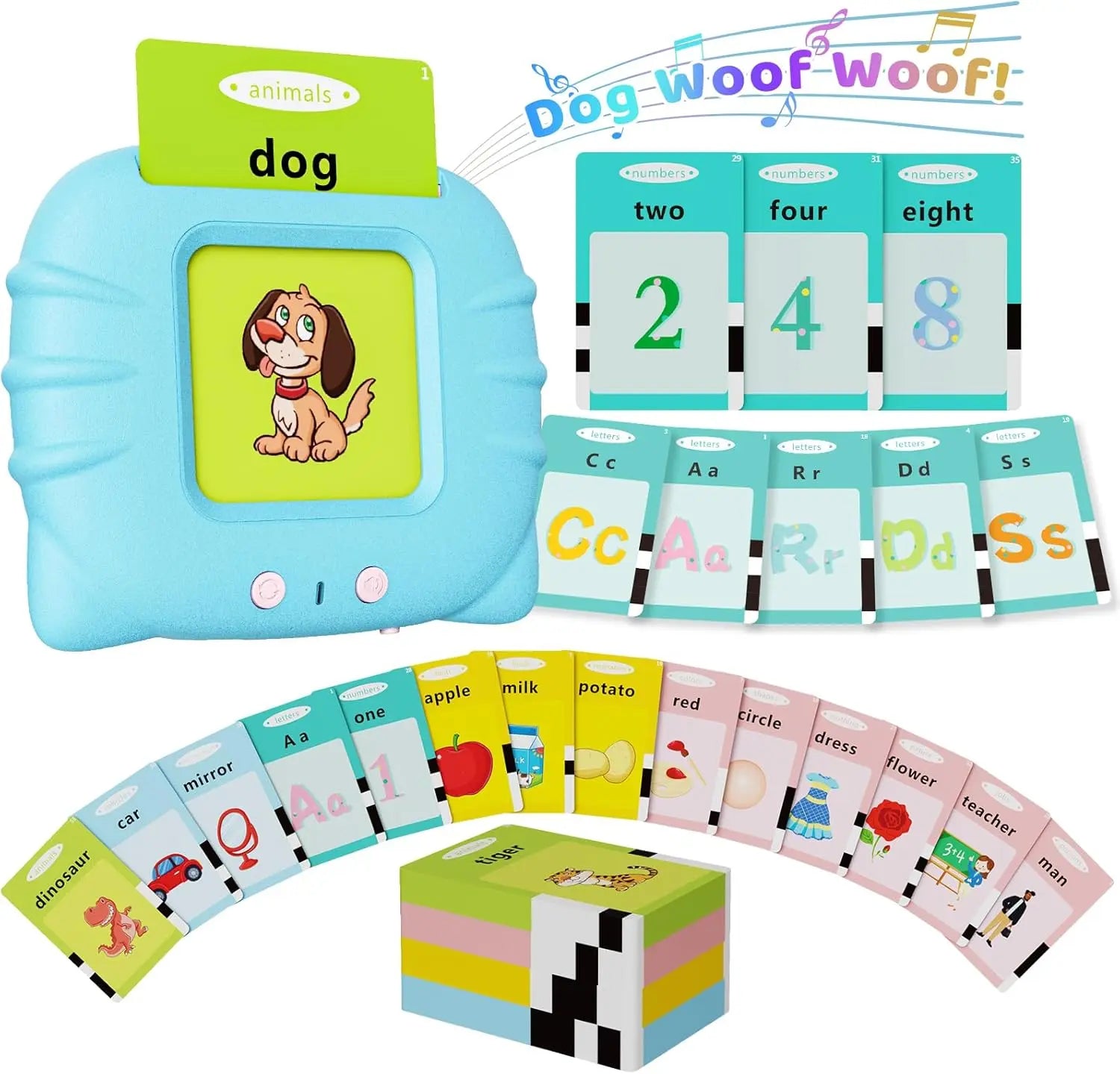 Kids Learning Card THE MONSTERS SQUARE