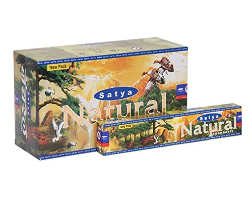 Satya Natural Incense Sticks with Wooden Incense Holder | Handmade Agarbatti Bundle | 90 Sticks for Meditation, Relaxation & Home Fragrance