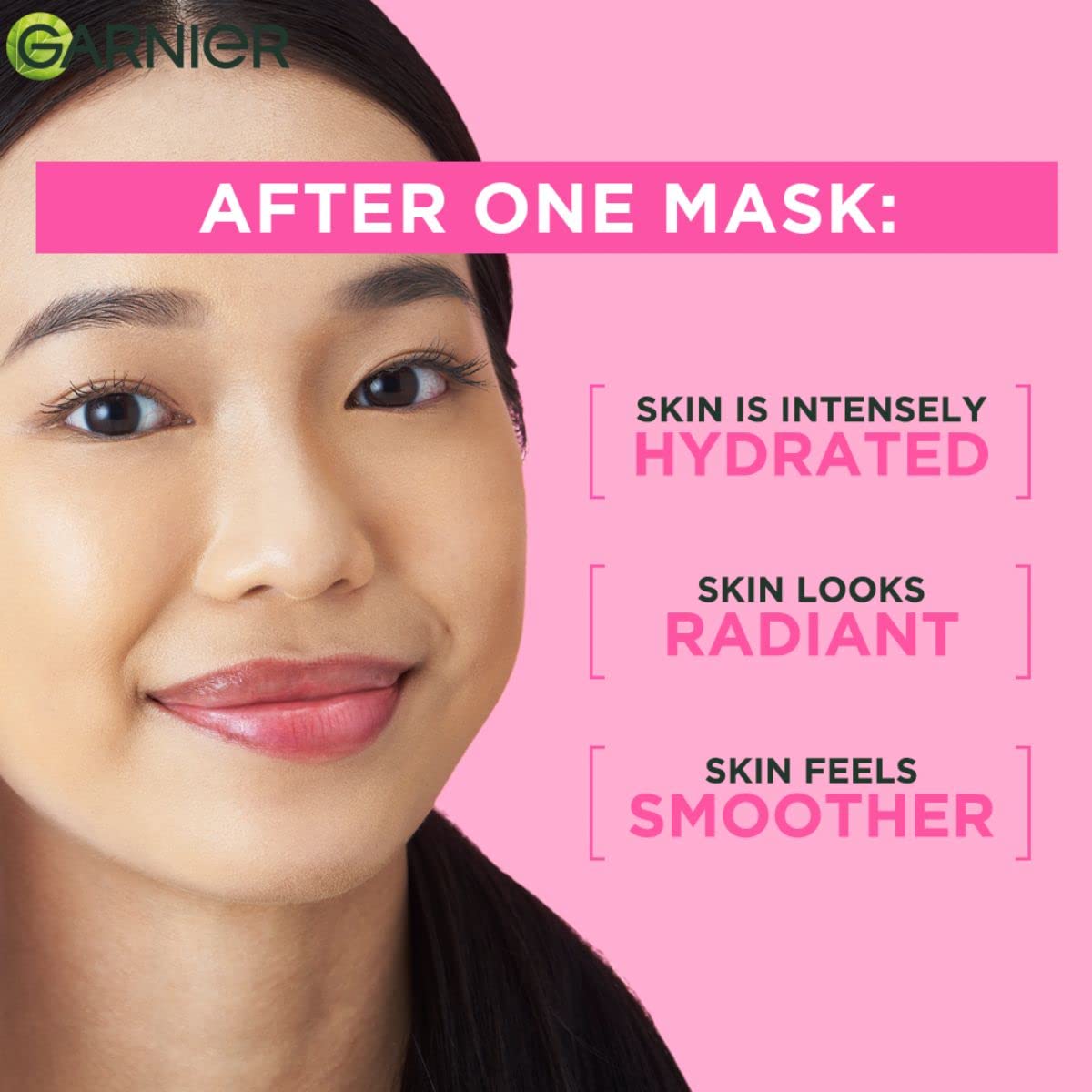 Garnier Skin Naturals Sakura Glow Serum Sheet Mask – Hydrating & Brightening (28g)