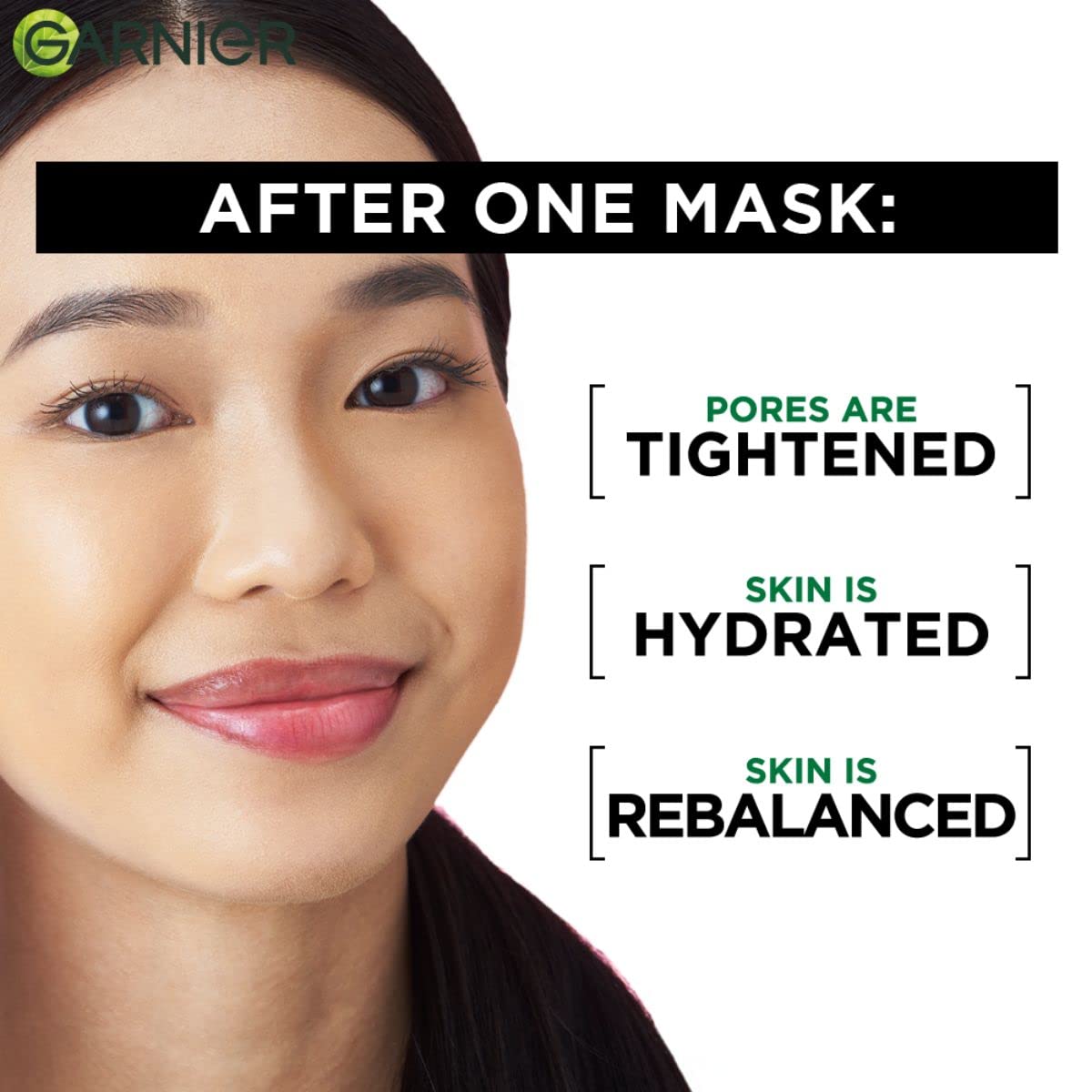 Garnier Skin Naturals Pure Charcoal Black Serum Mask – Hydrating & Detoxifying (28g)