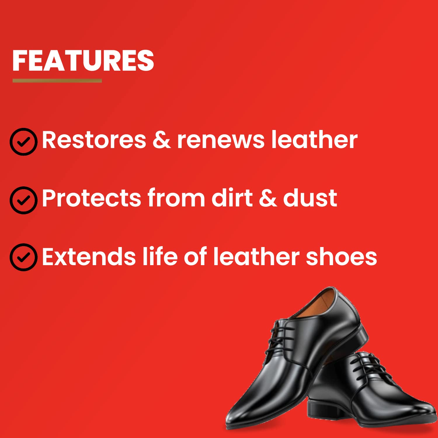 Kiwi Wax Shoe Polish – Black | Renews & Protects Leather Shoes | 40 gm