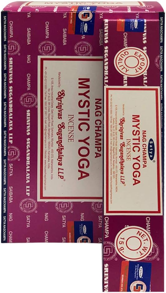 Nirvana Incense Sticks  – Satya Spiritual Aromatherapy Kit for Peace & Meditation