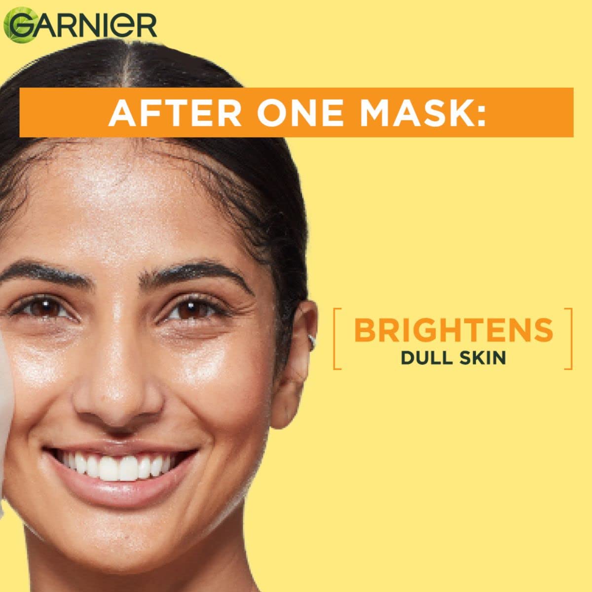 Garnier Skin Naturals Bright Complete Vitamin C Sheet Mask – Hydrating, Brightening & Anti-Dark Spots (28g)