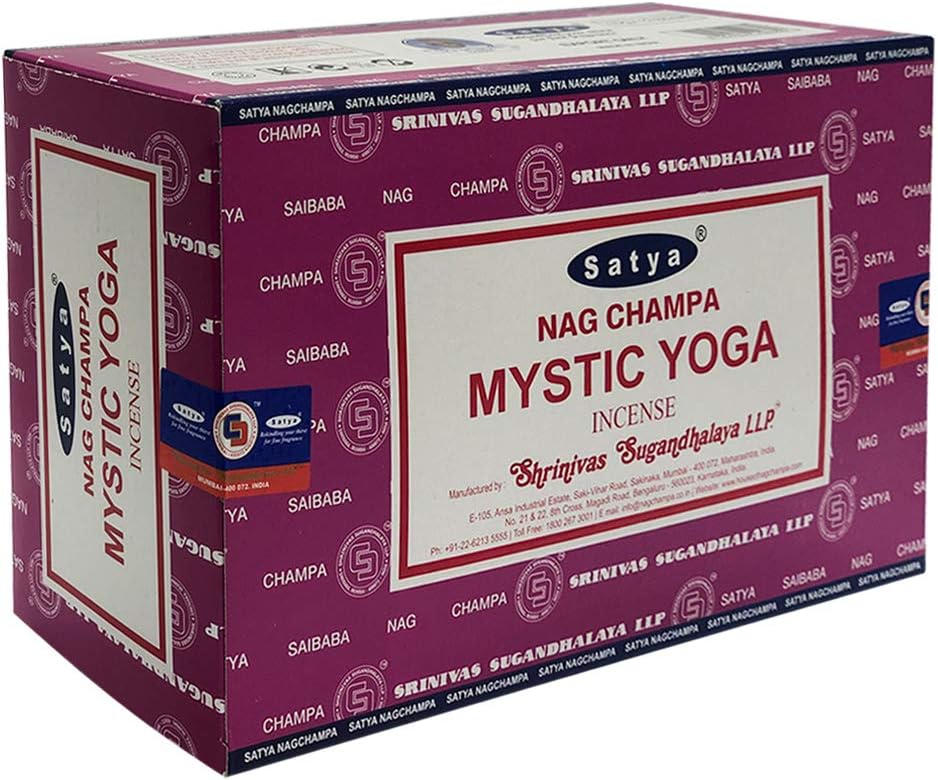 Nirvana Incense Sticks  – Satya Spiritual Aromatherapy Kit for Peace & Meditation