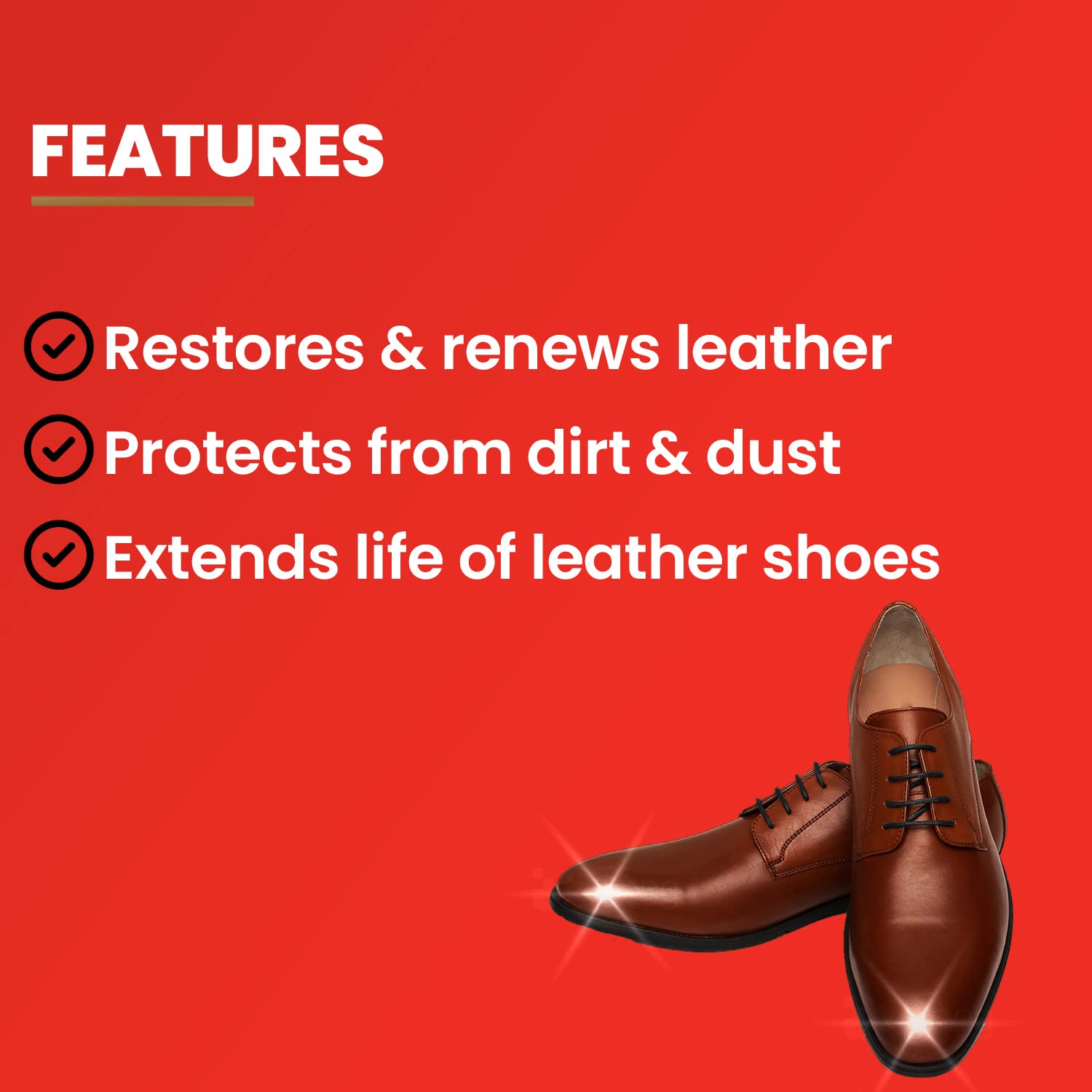 Kiwi Paste Shoe Polish – Dark Tan (40g) | Nourishes, Protects & High Gloss Shine