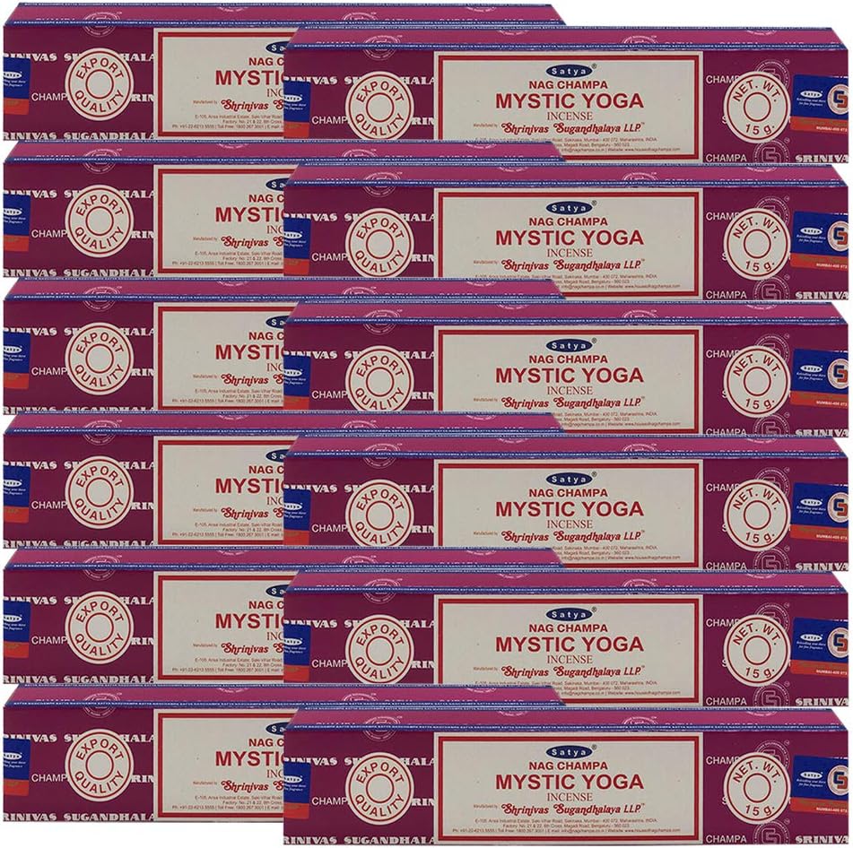 Nirvana Incense Sticks  – Satya Spiritual Aromatherapy Kit for Peace & Meditation