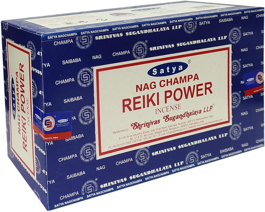 Reiki Power Incense Sticks & Holder Bundle – Satya Energy Healing Aromatherapy Kit
